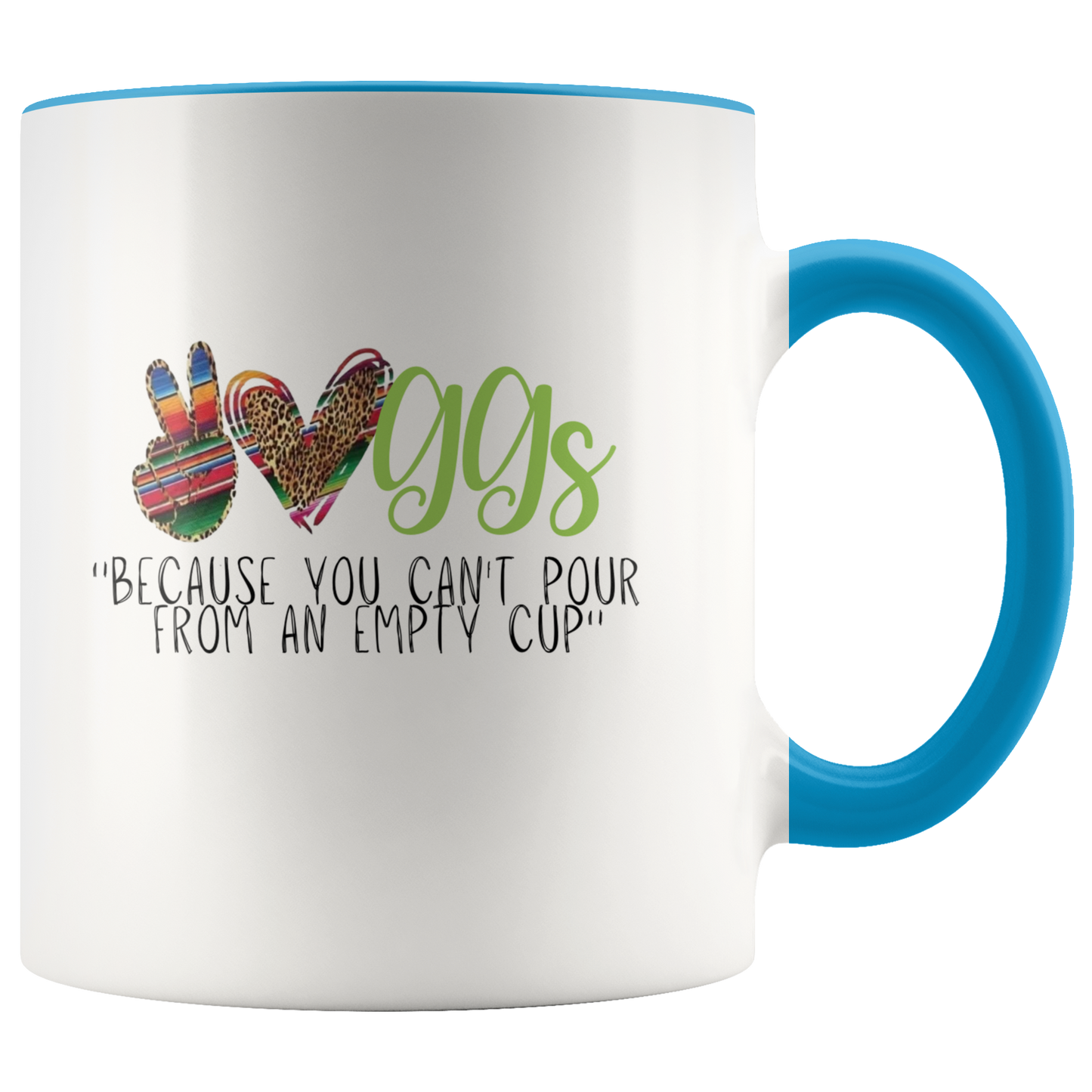 Mugs: Love, Peace, GGs