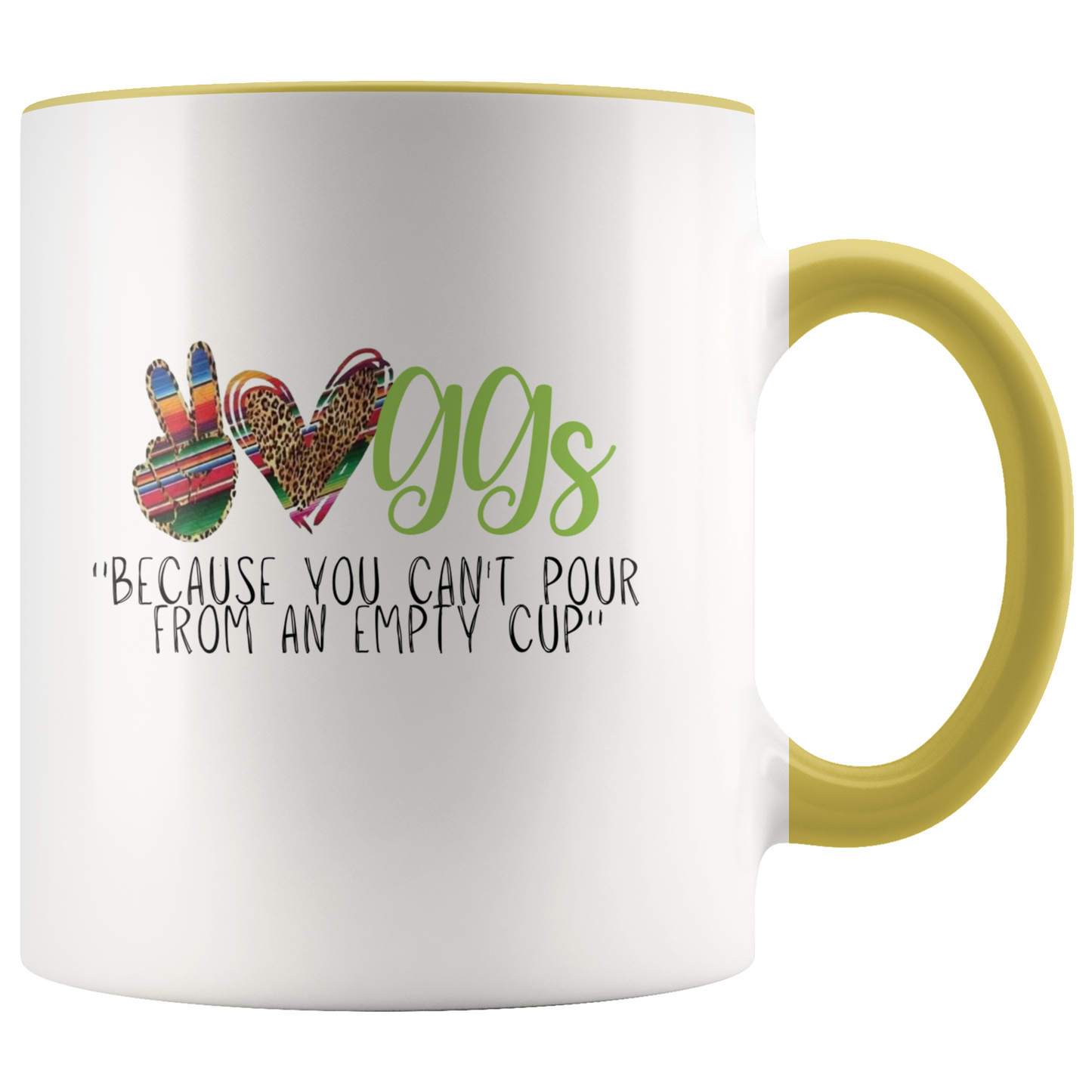 Mugs: Love, Peace, GGs