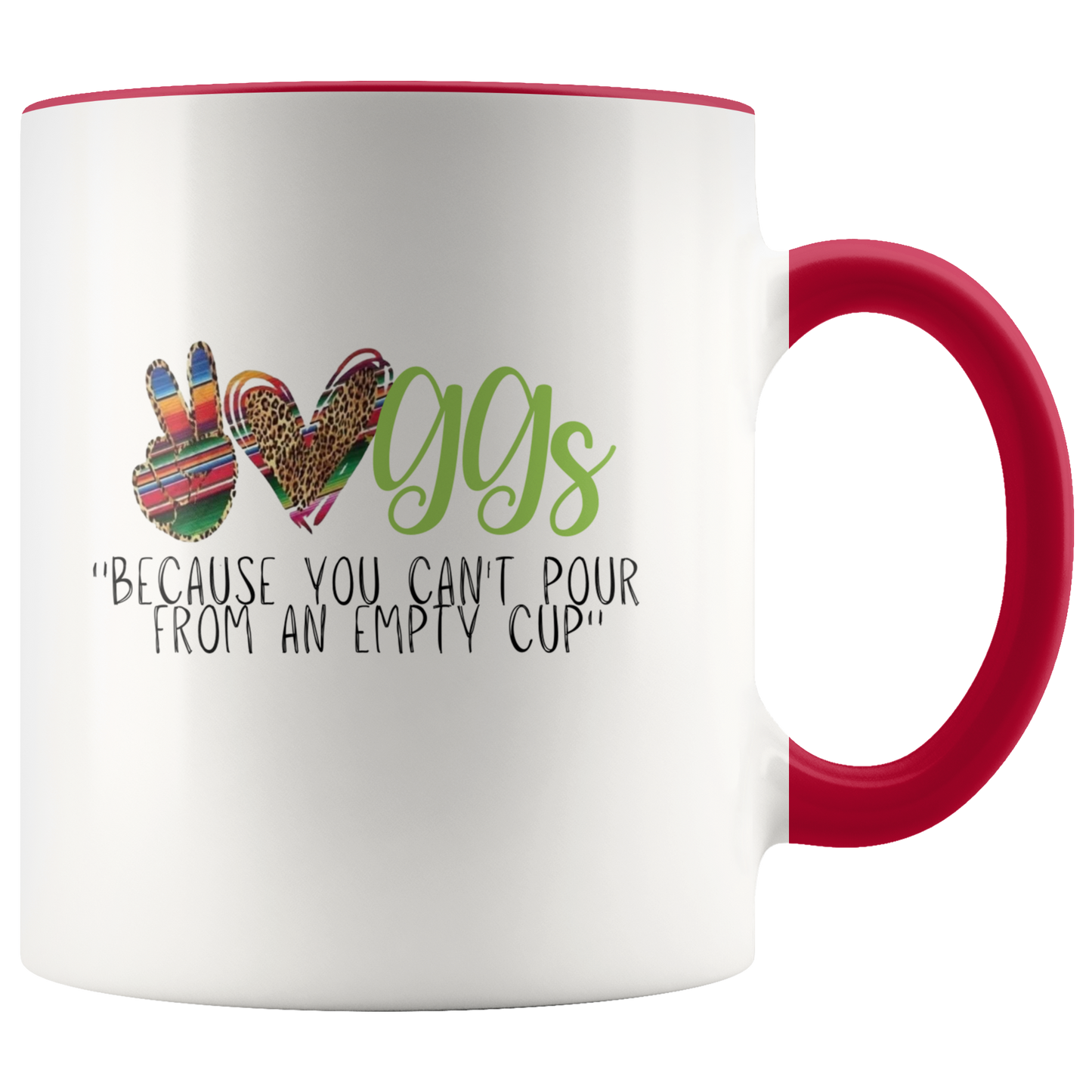 Mugs: Love, Peace, GGs