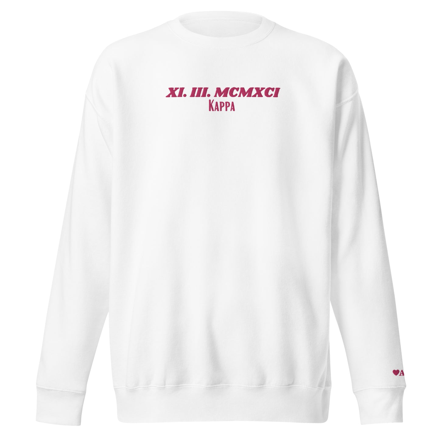 Alpha Kappa Alpha Embroidered Unisex Premium Sweatshirt