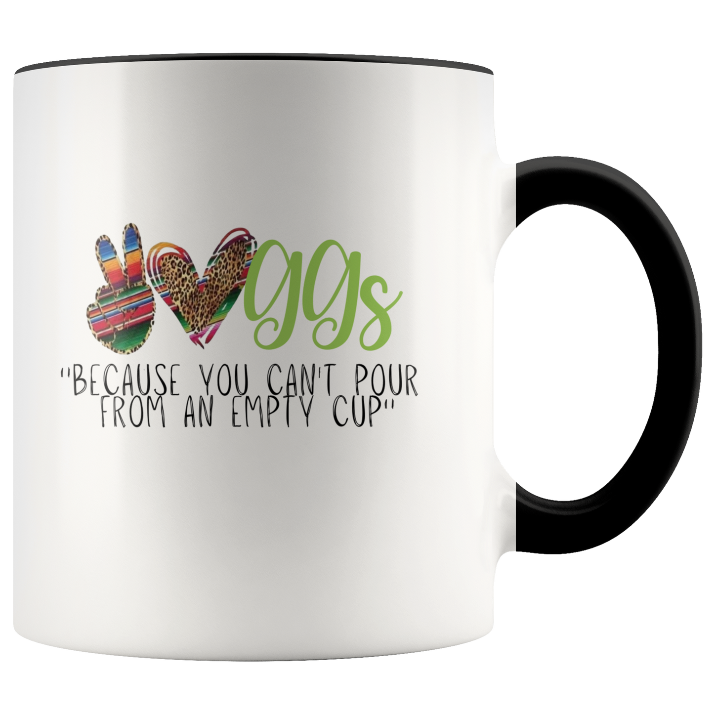 Mugs: Love, Peace, GGs
