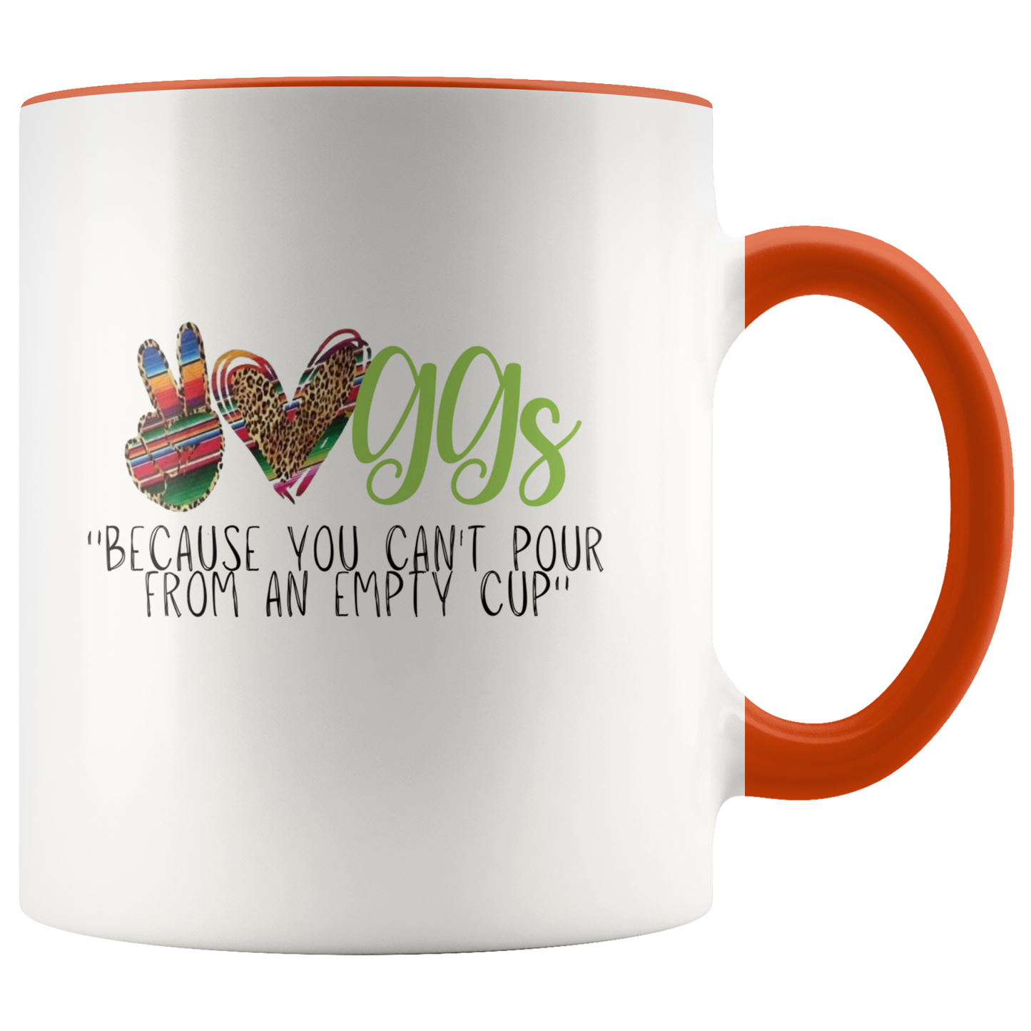 Mugs: Love, Peace, GGs